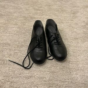 Black tap shoes